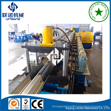 unovo supplier highway guardrail w beam roll former machine